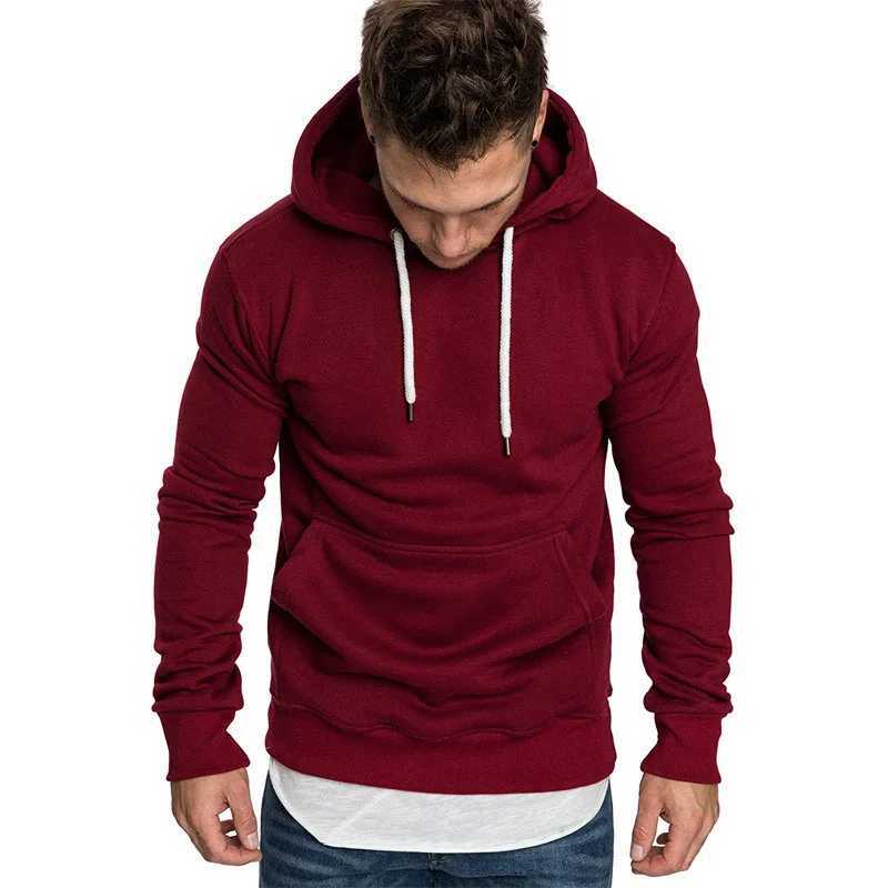 Spring and Autumn Mens Sportswear Long Sleeve Jacket Hoodie Zipper Closed Jacket Mens Hoodie Sportswear Slim Fit Mens Clothin W251027