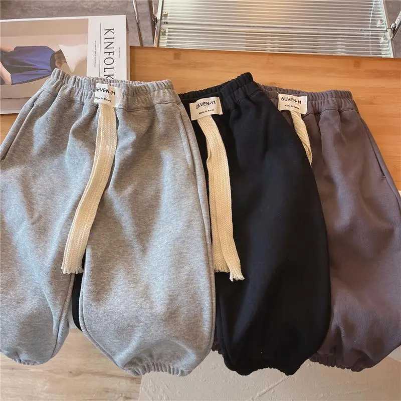 Summer New Children Korean Antimosquito Pants for Boys and Girls Baby Outside Sports Pants Boys Pants 17Y Kids ClothesT251027