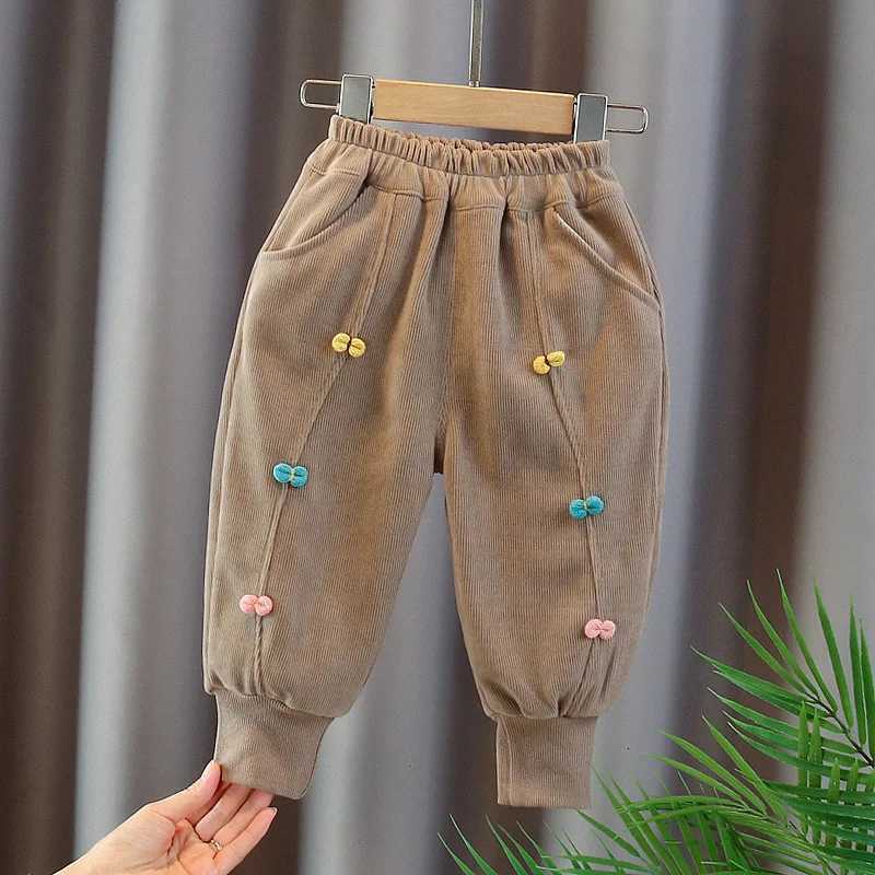 New Spring Autumn Fashion Baby Girls Clothes Children Pants Kids Trousers Toddler Casual Cotton Costume Infant SportswearT251027