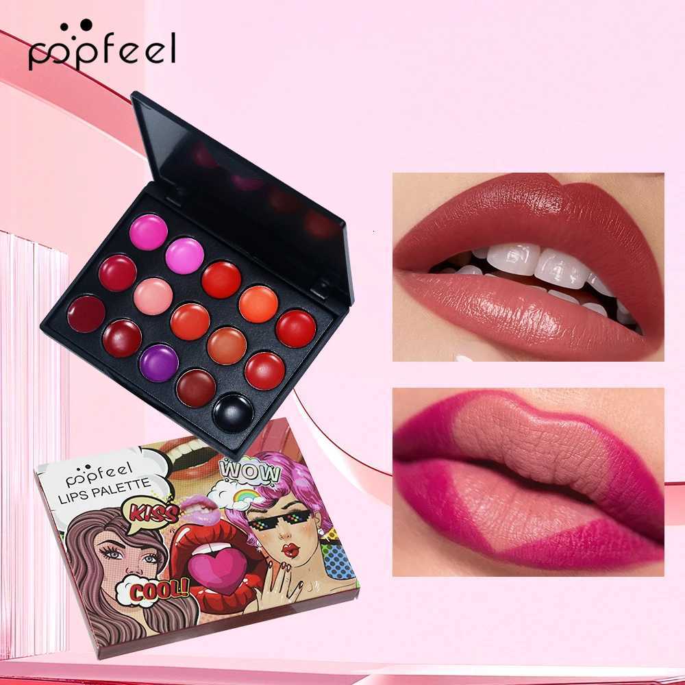POPFEEL 5Color Moisturizing Liquid Lipstick Palette LongLasting EasytoApply Portable Mini Travel Lip Gloss and Lipstick W251027