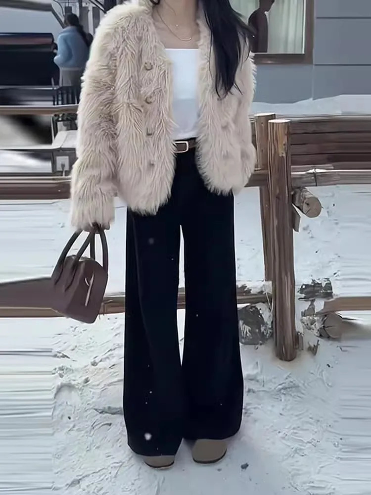 Casual Jeans Flare Pants High Waist Black Wide Leg Trousers Loose Fit Autumn Winter Style Straight Long for Women 251027