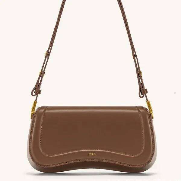 JW PEI-French Style Tote Bag for Women, Underarm Handbag, Elegant Casual Backpack with Single Strap, New