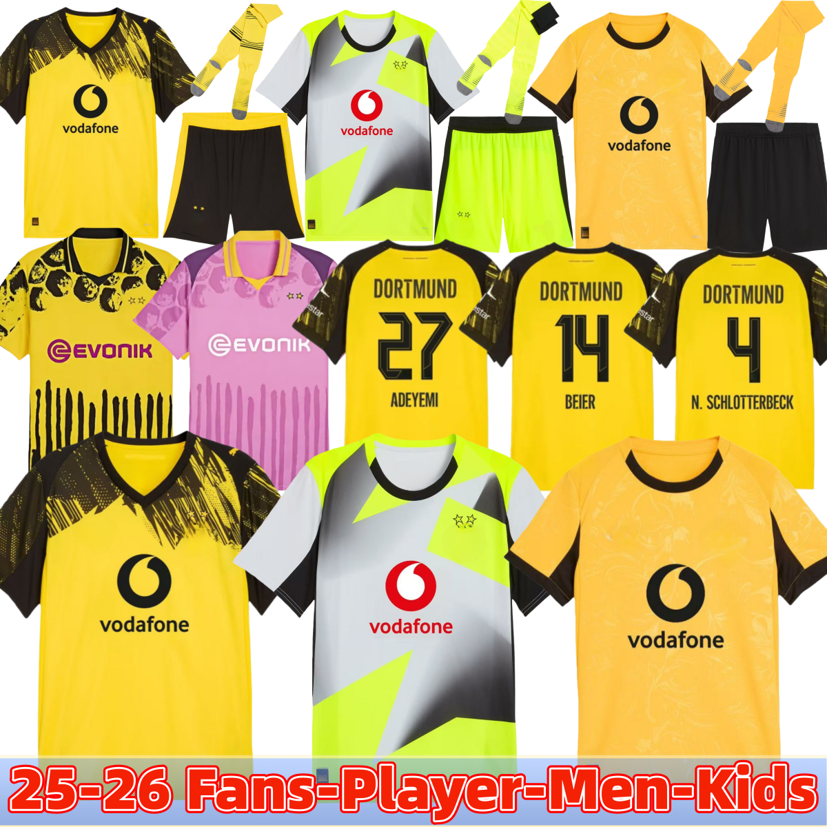 25 26 dortmund trikot jerseys BVBs jersey HALLER 2025 2026 4th SABITZER football shirt Club World Cup Kit MOUKOKO men kids Kits Borussias trikots 3XL 4XL
