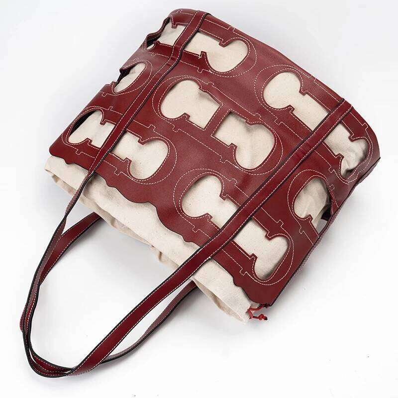 CH Women's Hollow Out Handbag Fashion Elegant Popular Pattern Design Brand High Quality Creative Unique Ladies Bags