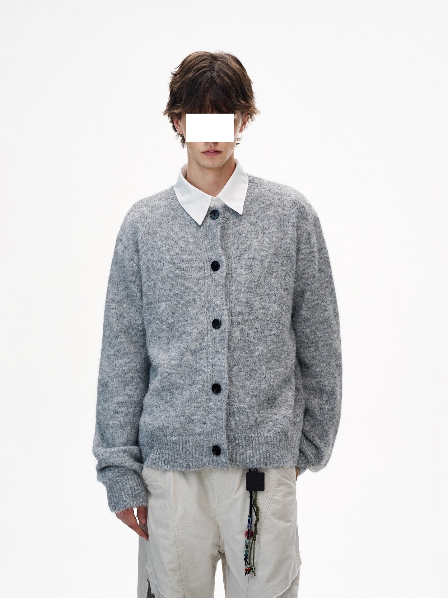 New Unisex Knitted Designer Sweater Sweater For Men High-end Street Fashion Loose And Lazy Old Money Style Design Men's Cardigan With Buttons