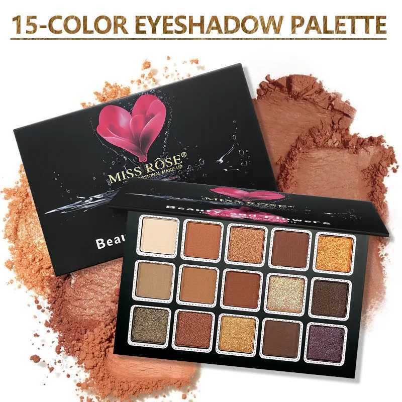 15 Colors Glitter Eyeshadow Palette Matte Waterproof Long Lasting Pressed Powder Cosmetics Kit Fashion Women Eye Makeup paletteXJ251027