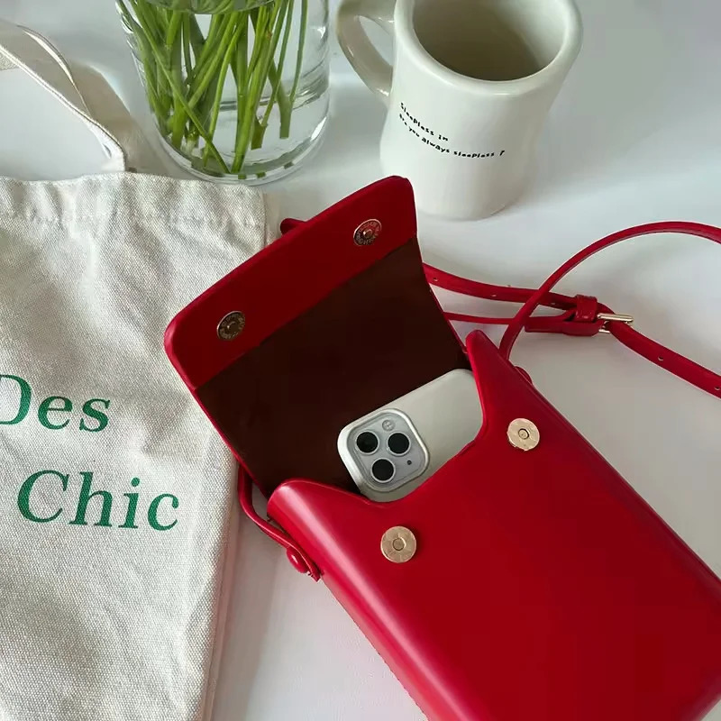 2024 Flap Crossbody Bags Women Mini PU Leather Shoulder Purses and Handbags for Girls Ladies Phone Simple Solid er Bag 251027