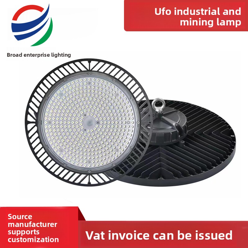 LED UFO High Bay Light, Industrial Warehouse Lighting with Efficient LED Chips, High Brightness Lighting Fixture for Factory, Gym & Commercial Spaces