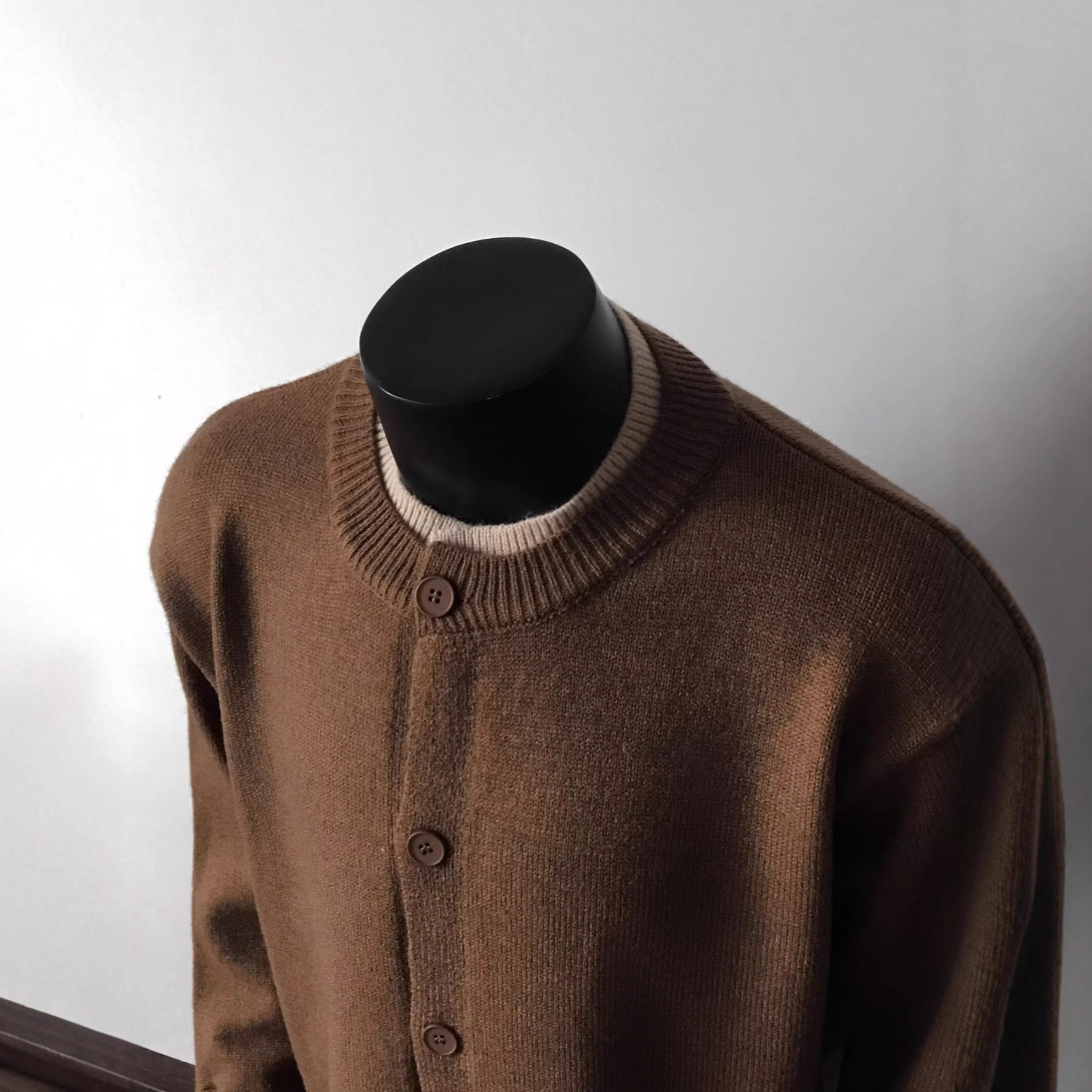 American College Style Fake Two-piece Cardigan Designer Sweater Men's Sweater Autumn Winter New Lazy Cleanfit Knitted Jacket