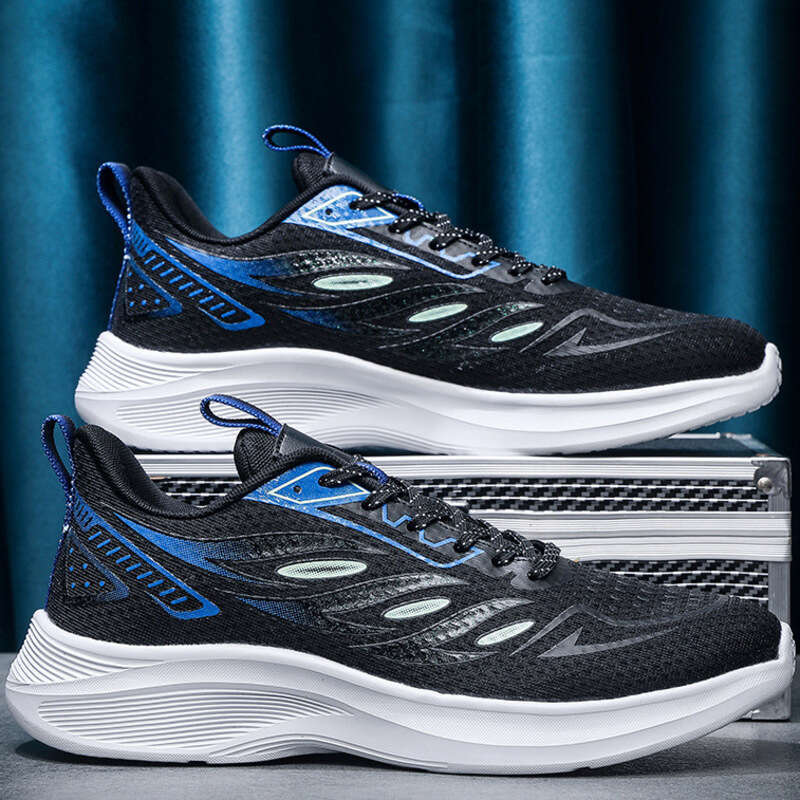 Thick-Soled Casual Sports Extra Large Size Men's Four Seasons New Fashion Korean Style Trend Soft-Soled Mesh Running Shoes designer shoe