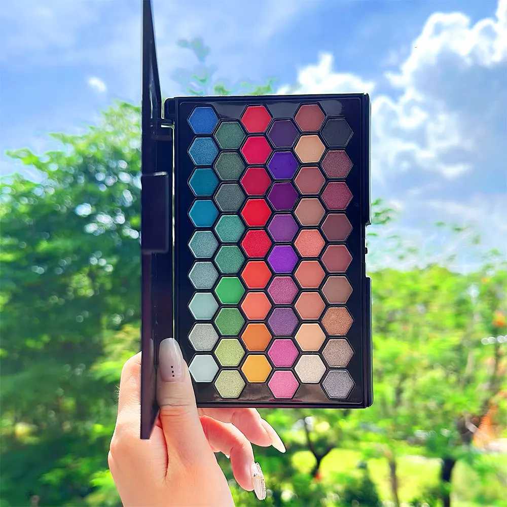 54 Colors Matte Fine Glitter Eyeshadow Palette Earth Color Eyeshadow Palette Waterproof NonHalogenating Delicate EyeshadowXJ251027