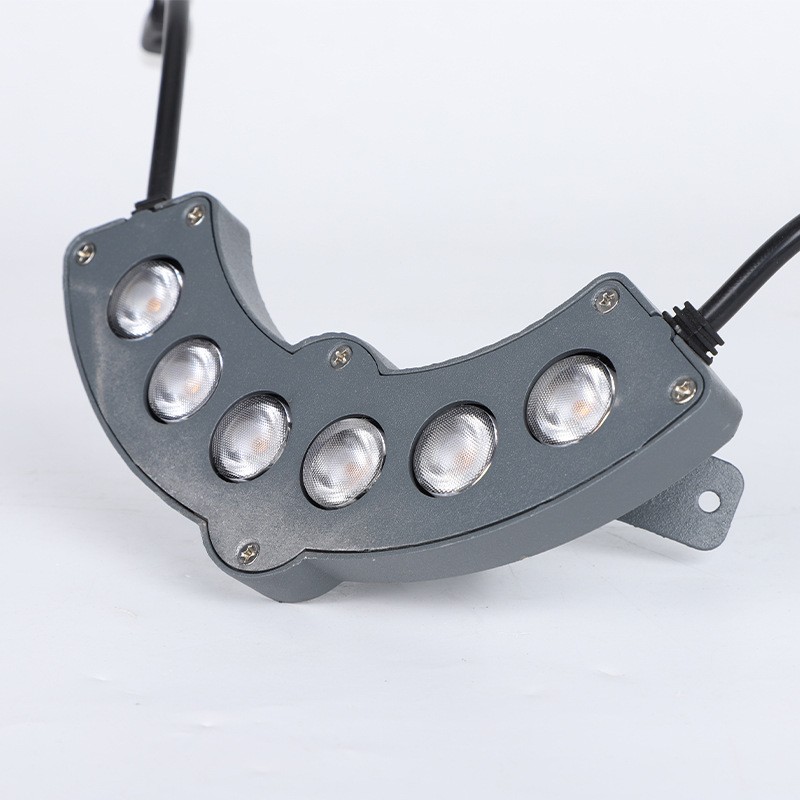 Arc-Shaped LED Corrugated Roof Light, Outdoor Waterproof Landscape Lighting for Building & Architectural Decoration