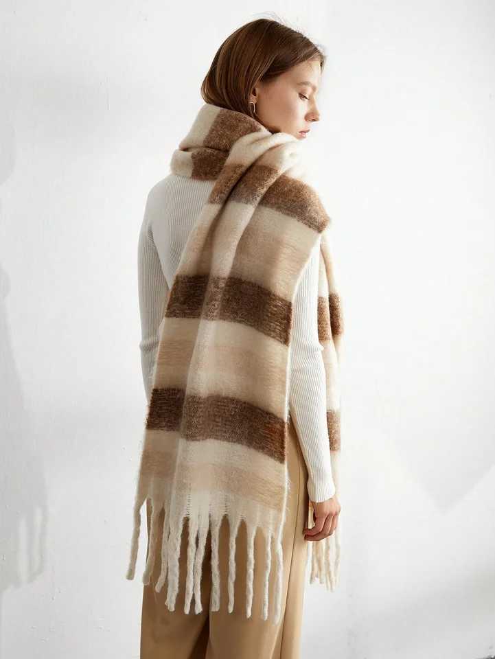 NEW Luxury Winter Thick Warm Scarf Wen Cashmere Shawl and Wraps Pashmina Neckerchi Bufanda Fa Long Tel Echarpe 2024W251027