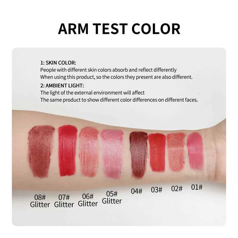 Water Glossy Mirror Lipstick Lasting Moisturizing Lip Balm Glitter Pearl Solid Lip Gloss Sexy Red Brown NonStick Cup Lip Tint W251027