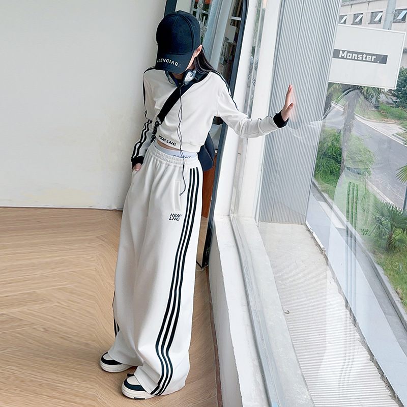 Girls Clothes Set Teen Tracksuit Spring Autumn Long Sleeve 2pcs Children Suits Girl Sportswear Sets 8 9 10 12 years 211025