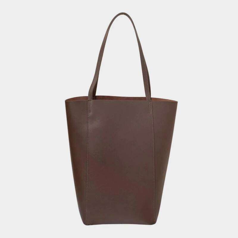 Hifashion Cowhide Genuine Leather Large Shoulder Tote Bags For Women 2025 Designer Bucket Shopper Work Ladies Handbags