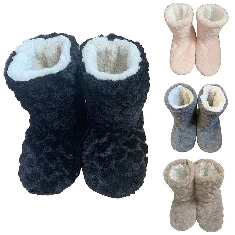 Thick Thermal Socks Men Women Winter Warm Home Soft Thickened Plus Velvet Sleeping Anti Slip Floor Slipper Sock For Christmas 251027
