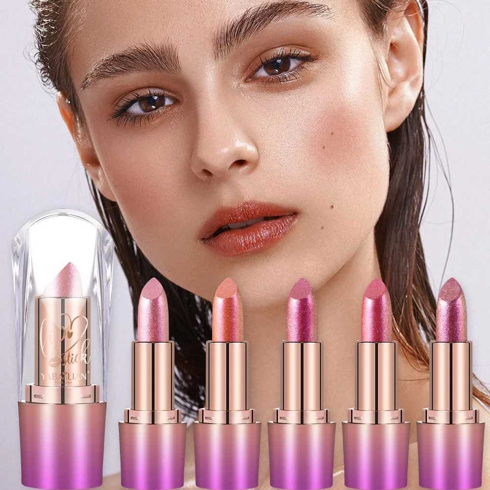 Holographic Radiance Lipstick Metallic Pearl Glitter LongWear Lightweight 3D Luxe NonSticky Lip Stick Cosmetics For Women W251027