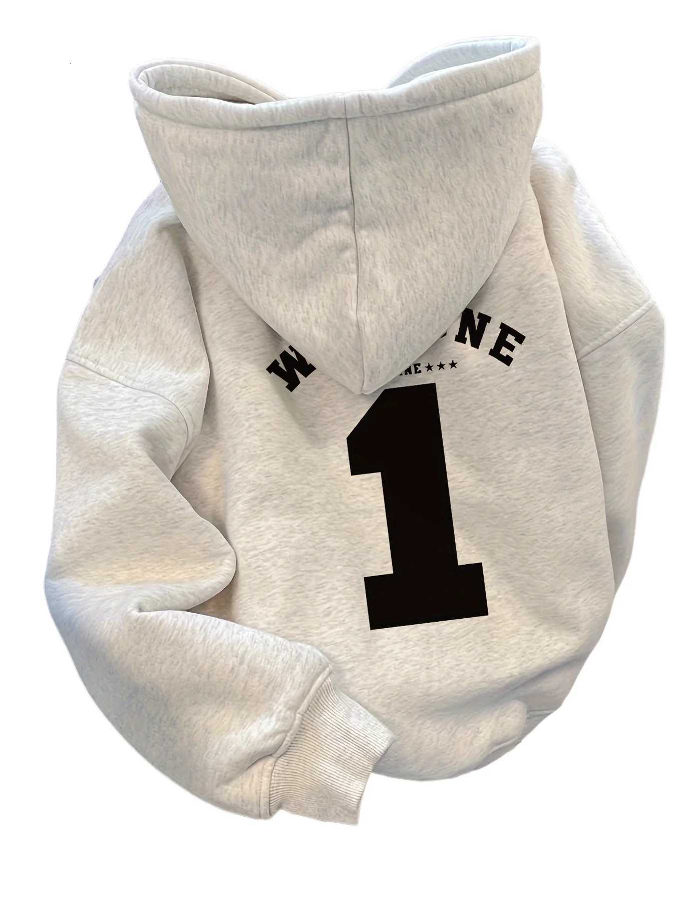 Mens Casual Geometric Print Hoodie Pure Cotton Loose 2025Hotselling Unisex Autumn and Winter Pure Cotton Casual Fashion Hoodie W251027