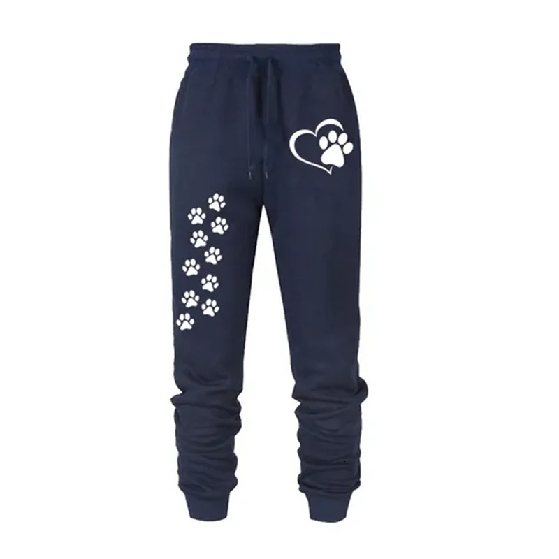 Womens Cats Paw Printed Sweatpants High Quality Fitness Pants Jogging Pants Outdoor Casual Jogging Pants 251027