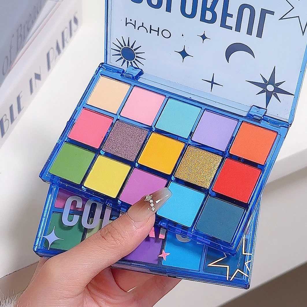 Christmas Rainbow 15 Color Eye Shadow Makeup Plate Performance Stage Makeup Glitter Pearl Matte Eyeshadow Eyes Makeup CosmeticsXJ251027