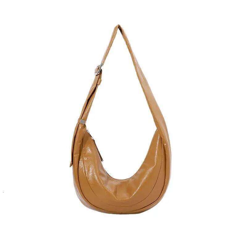 Women Crescent Underarm PU Leather Female Elegant Commuter Shoulder Niche Design Girls Fashion Armprit Bags Purses 251027