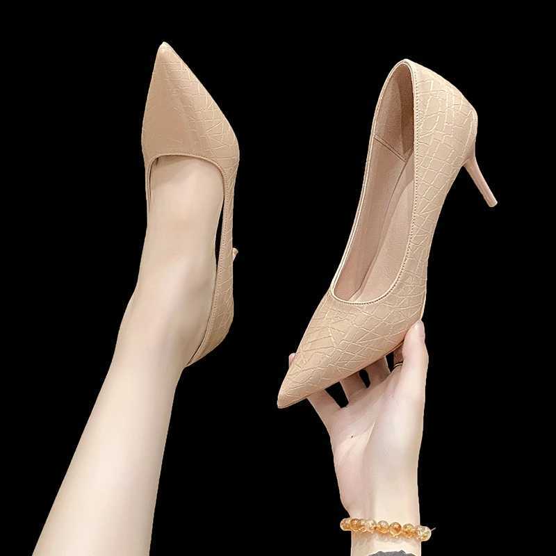 Women High Heels Stiletto Pumps Pointed Toe Green Nude Heels Office Lady Serpentine Patent Leather Wedding Party Prom ShoesXJ251027