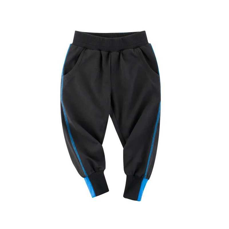 2024 Children Boys Girls Trousers Kids100 Cotton Solid Spring Autumn Sport Long Pants SweatpantsT251027