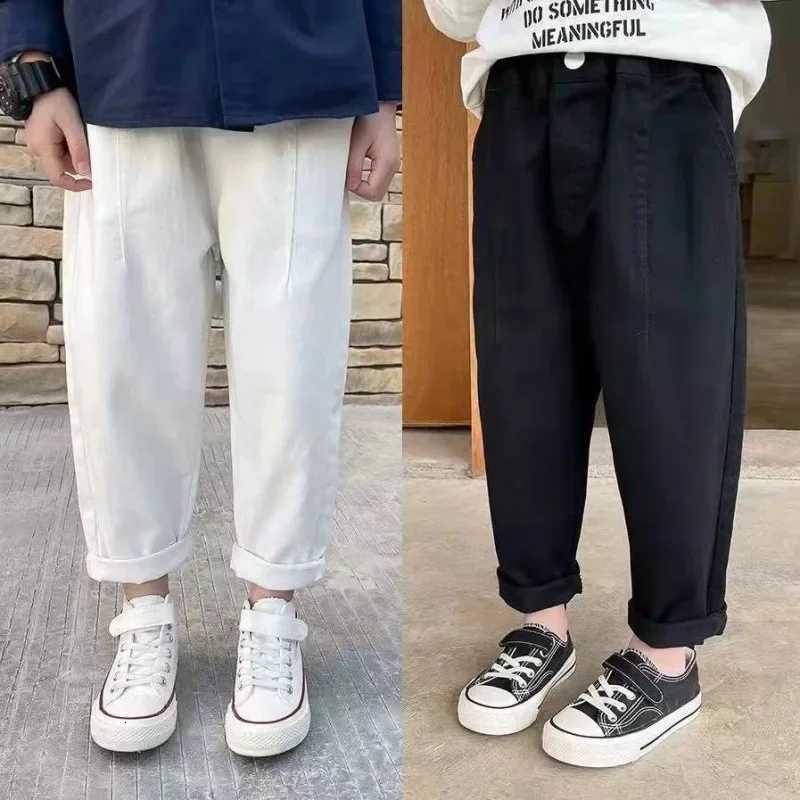 Baby Boys Pants Spring Autumn Cotton Kids Boy Girl Loose Pants Cargo Pants Childrens Casual Sports TrousersT251027