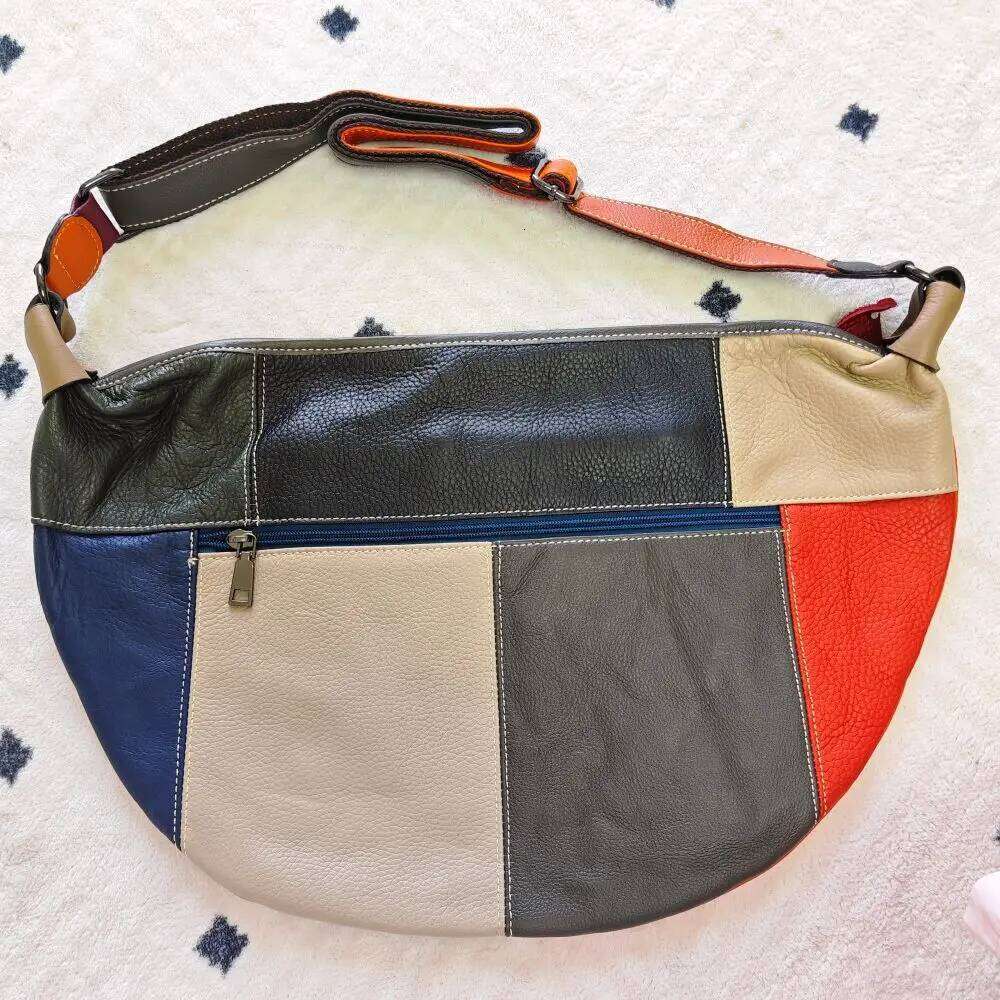 Designer Luxury Arliwwi Real Cow Designer Women Shoulder Handbag Extra Soft Cowhide Genuine Leather Bags