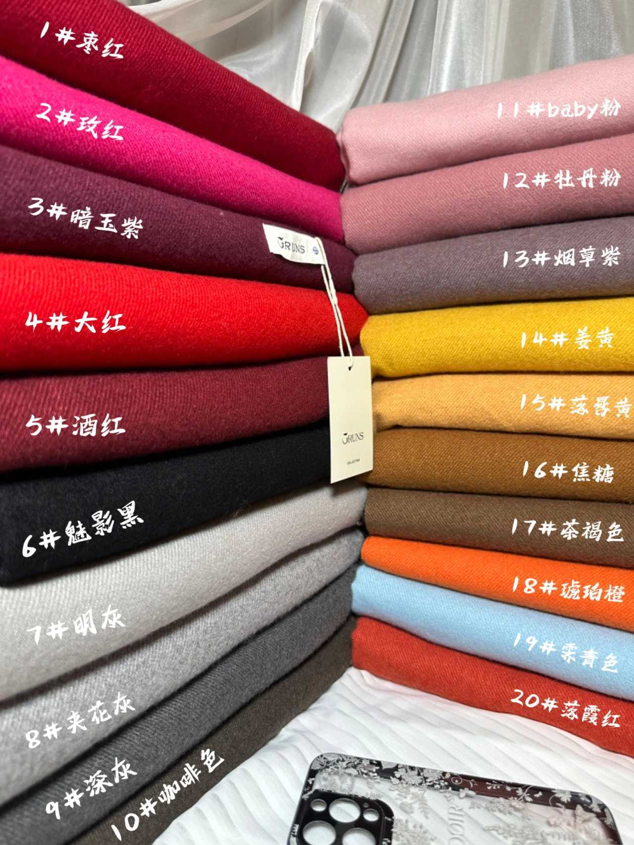 VISROVER new 32 wan winter scarf fashion fa shawls cashmere handfeeling winter wraps solid color winter hijab scarfW251027