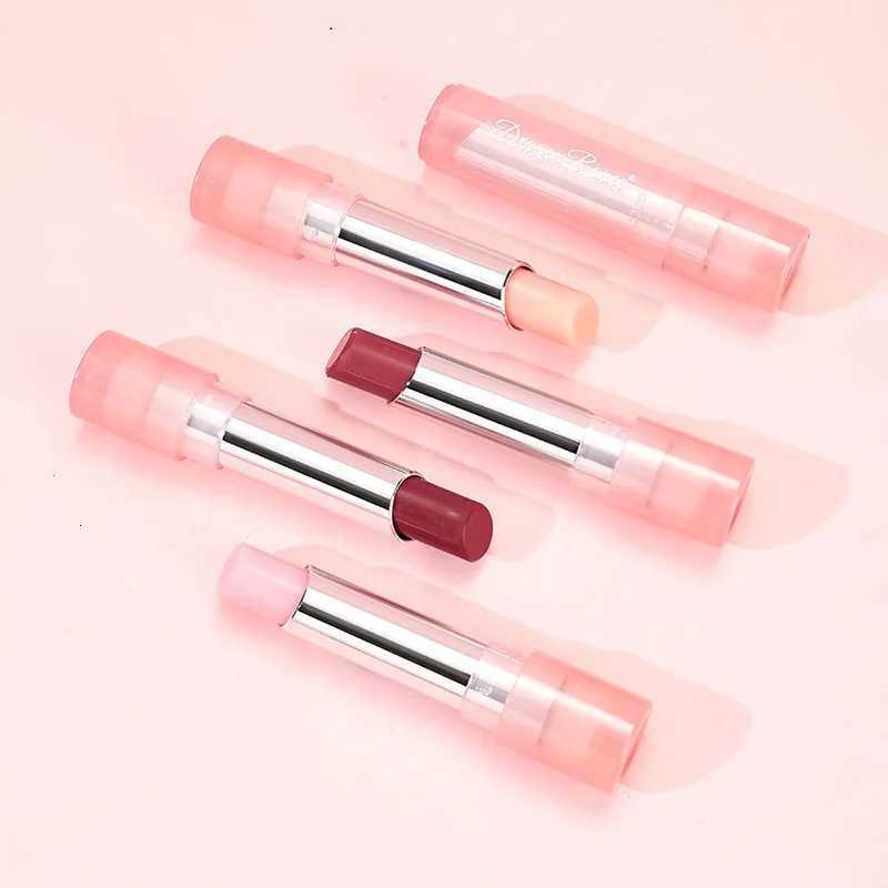 Temperature Change Lipstick Jelly Color Change Lip Balm Moisturizing Not Easy To Fade Lovely Pink Colored Lipstick Lips Care pc W251027