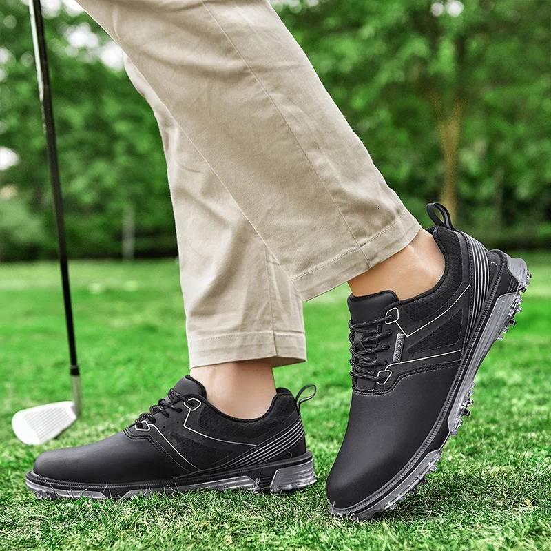 Classic Leisure Golf Shoes Men Professional Waterproof Golfer Footwears Walking Sneakers Comfortable NonSlip Golf Shoes 251023