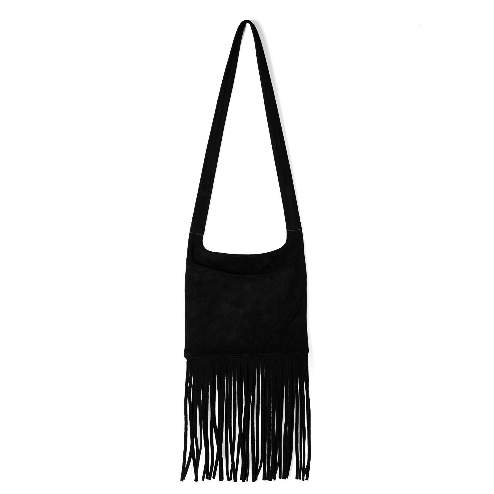 Designer fashion retro tassel bag autumn and winter new suede shoulder crossbody bag