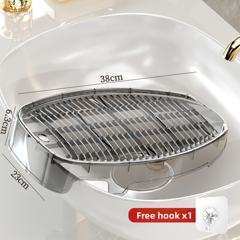 Transparent Laundry Basin Integrated Large Household Clothes Underwear Hand Wash Washboard Student Dormitory Socks Washing Board