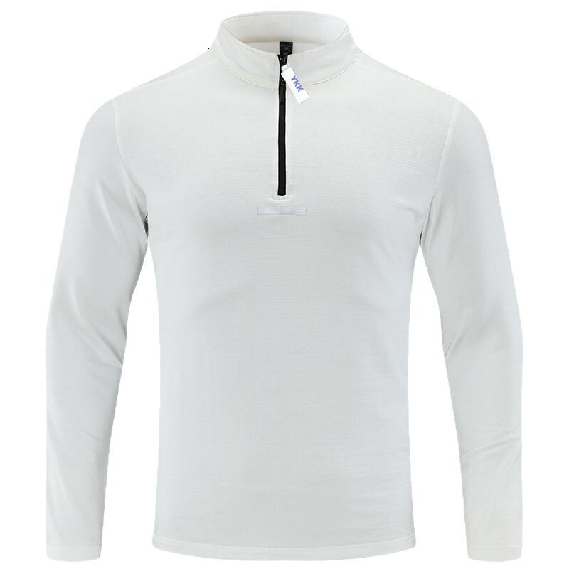 Quick-Drying Fashion Urban Thin Half-Zip Outdoor Long Sleeve T-Shirt Stretchy, Breathable, Sports Casual Half-Zip Top