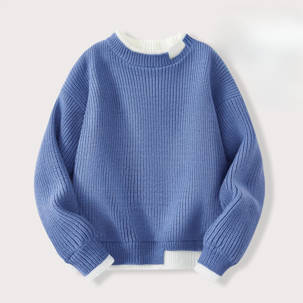 New Boys' Sweater with Wool Lining, Designer Style Boys' Top, Children's Knitted Sweater