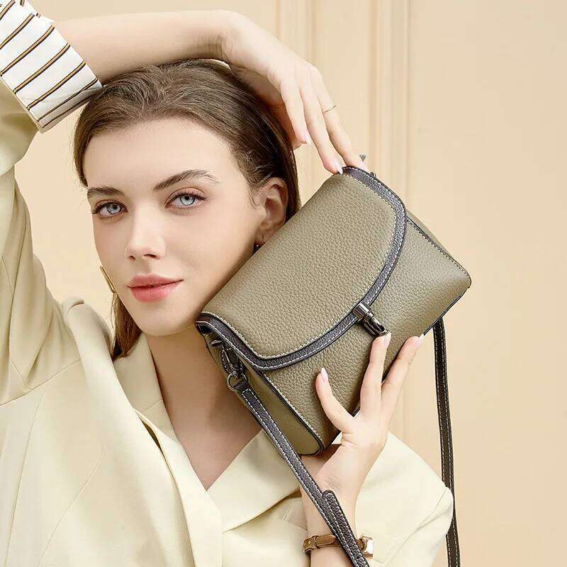 Jonlily Women Genuine Leather Shoulder Female Fashion Handbag Totes Casual Crossbody Bag Small Daybag Mini Purse -Kg2054 251027