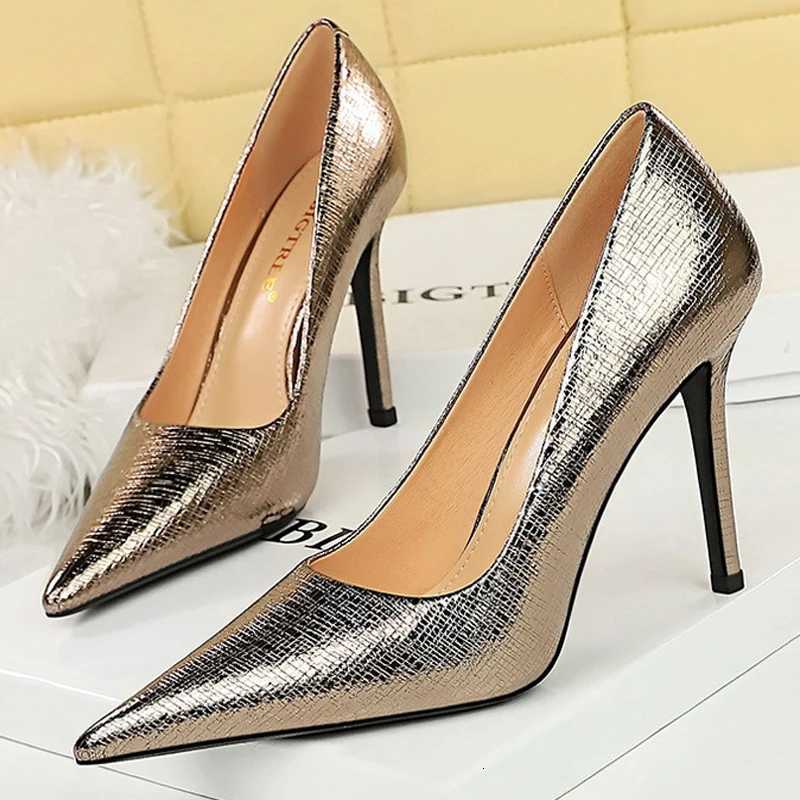 BIGTREE Shoes High Heels Highquality Women Pumps Large Size 43 Stilettos Fi Party Shoes Women Heels Wedding ShoesXJ251027