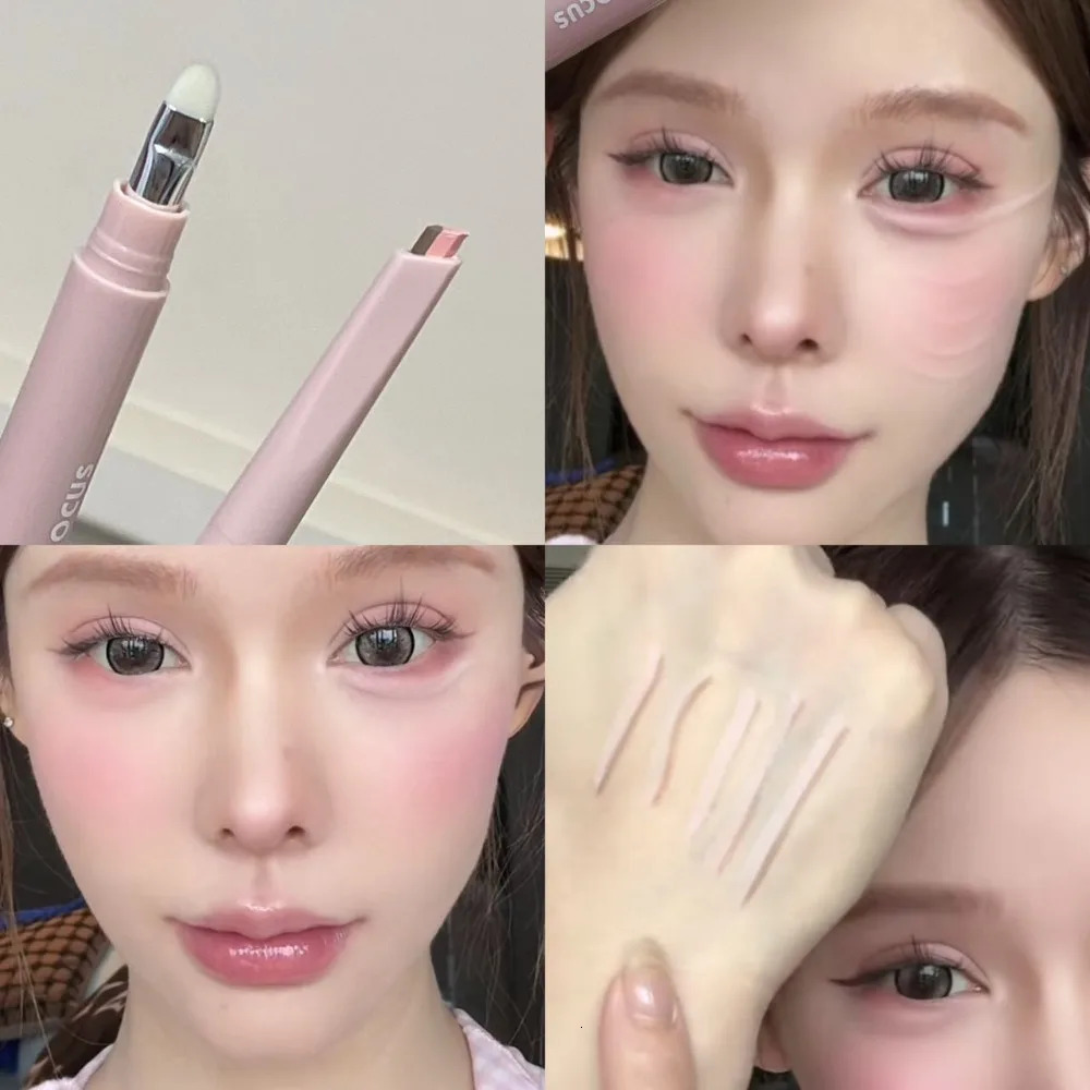 Double Color Under Eye Lying Silkworms Stick Instant 3D Eye Makeup Highlight Shadow Pen Easy Blend Korean Aegyo Sal Makeup Pen 251027