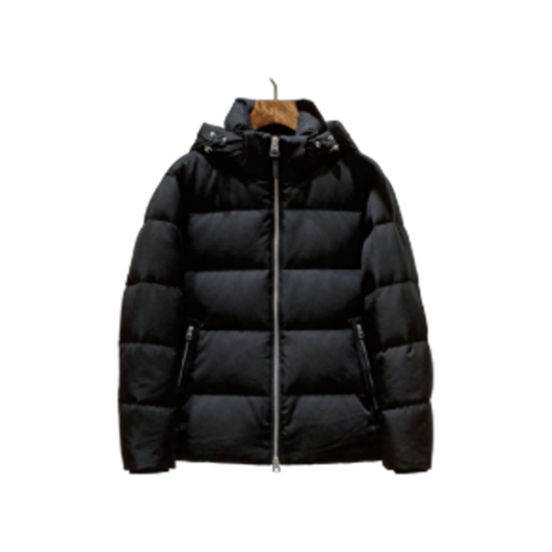 Wankou white duck belly velvet winter men's high-quality hooded down jacket