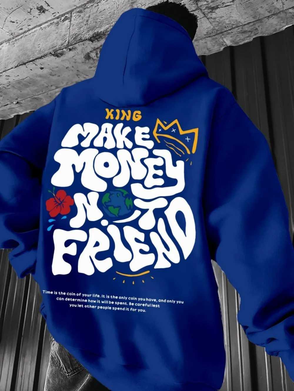 2025 New Mens Autumn Personalized Letter Graffiti Printed Soft and Comfortable Hoodie Outdoor Street Style Clothing W251027