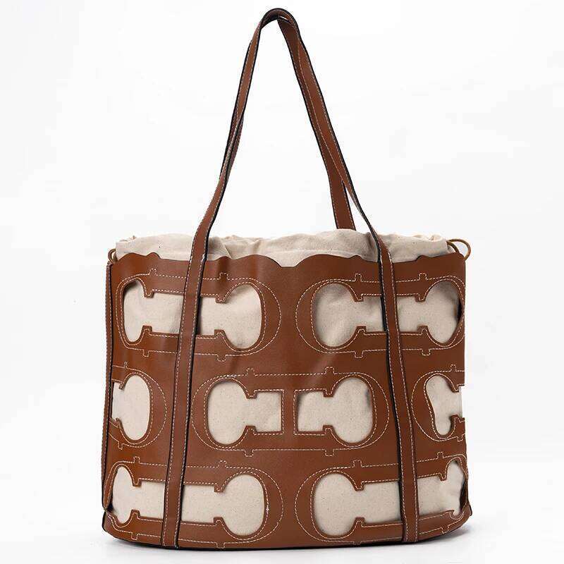 CH Women's Hollow Out Handbag Fashion Elegant Popular Pattern Design Brand High Quality Creative Unique Ladies Bags