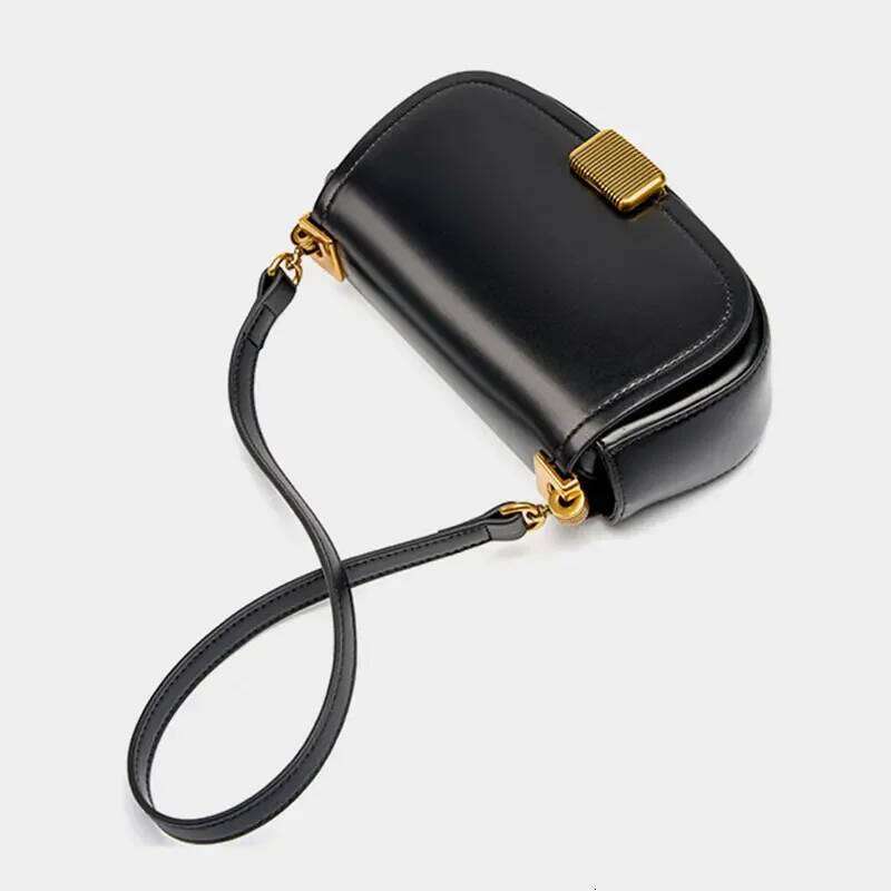 Classic Designer Leather Tote for Her: Durable Genuine Cowhide Shoulder & Arm Carry Pouches