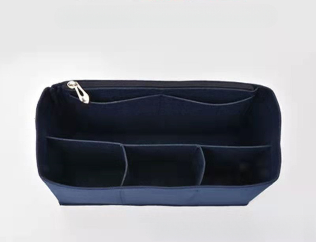 Designer's new handbag inner bag with central elastic lining, mommy bag, felt inner bag