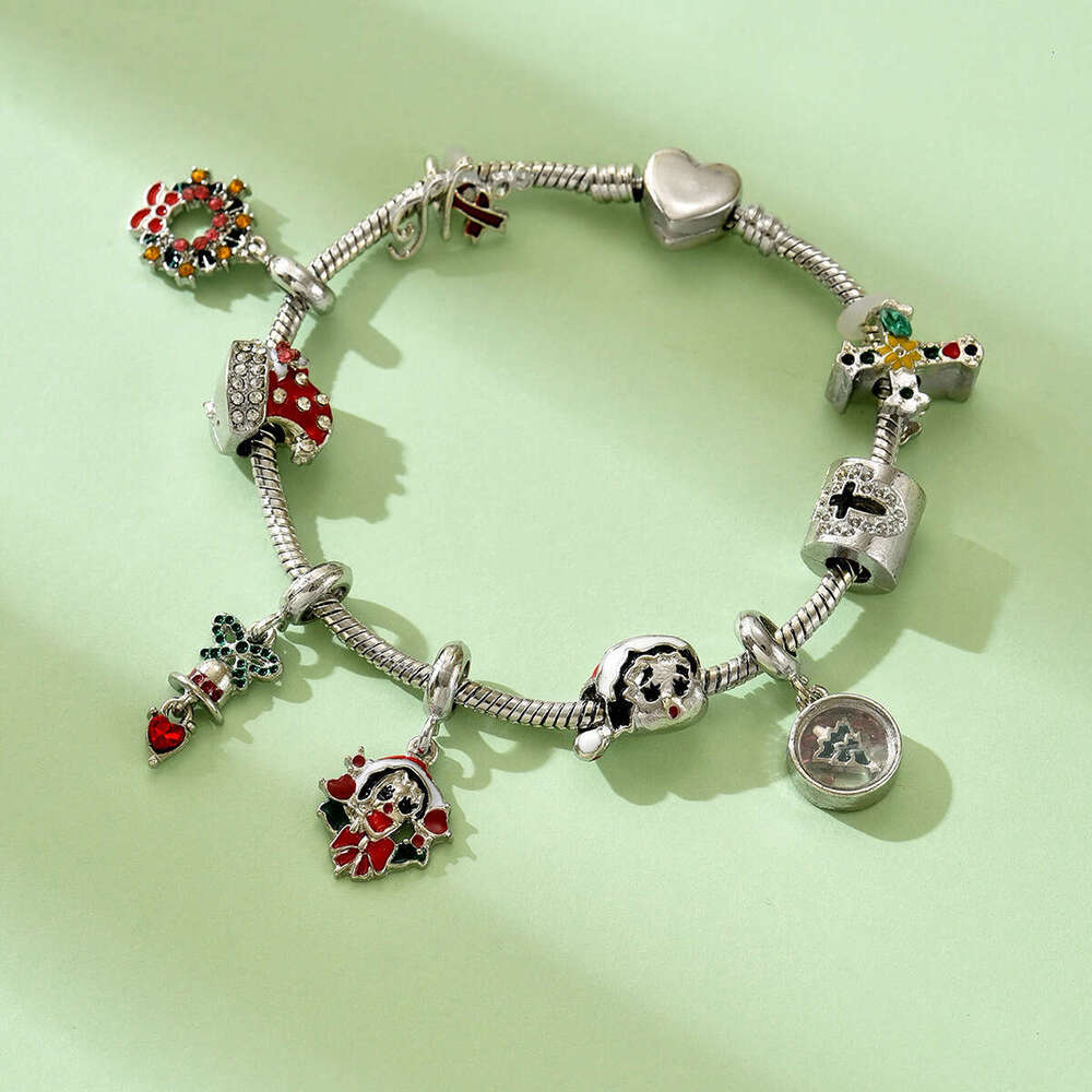Halloween Cartoon Cute Oil Drop Bear Accessory Gift Christmas Tree Bracelet Hand Ornament