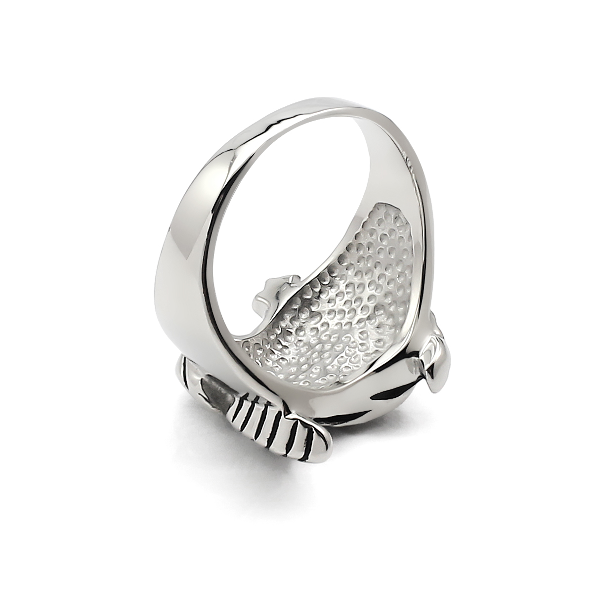 Vintage Retro Irregular Shaped Eagle Belt Buckle Western Cowboy RIDE to LIVE Animal Decorative Logo Design Hip Hop Ring