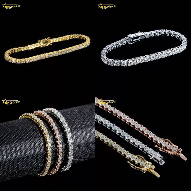 Cheapest Price 925 Sterling Silver Pass Diamond Tester GRA Certificated VVS Moissanite Chains Necklace