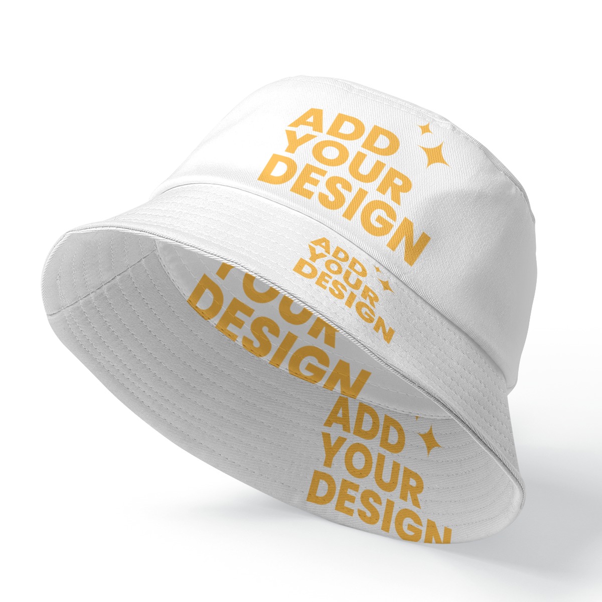 DHgatepod Reversible Bucket Hat - Double-Sided All-Over Print 100% Polyester Sun Hat with Two Wearable Styles