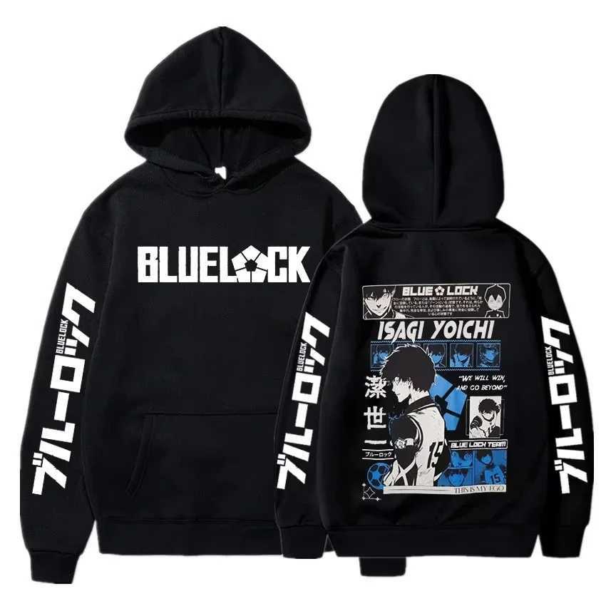 2025 Anime Blue Lock Isagi Yoichi Printed Hooded Men Women Hot Manga Printed Hoodies Streetwear Harajuku W251027
